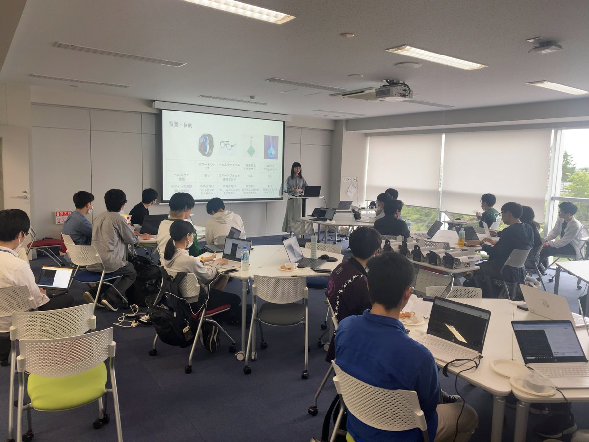 辻研究室との合同研究発表会の様子