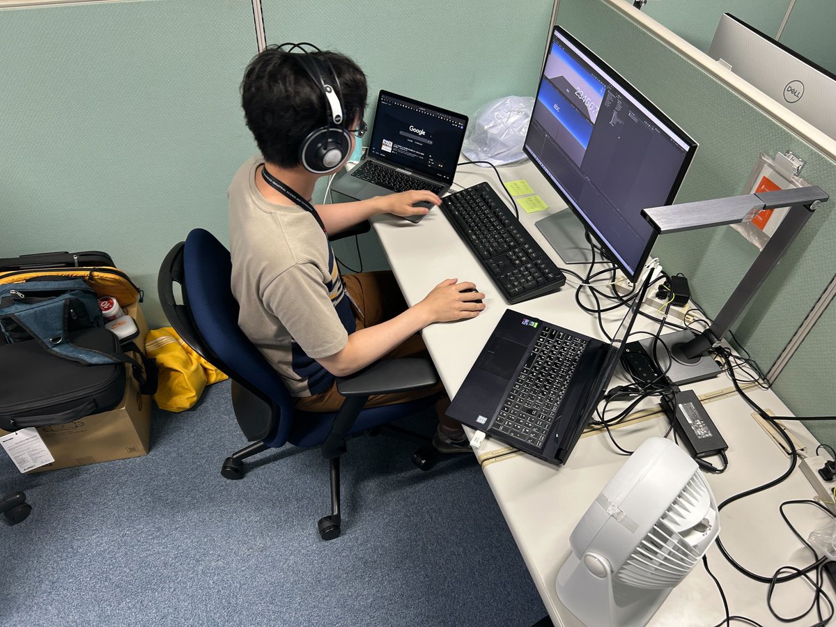 産総研の技術研修の様子
