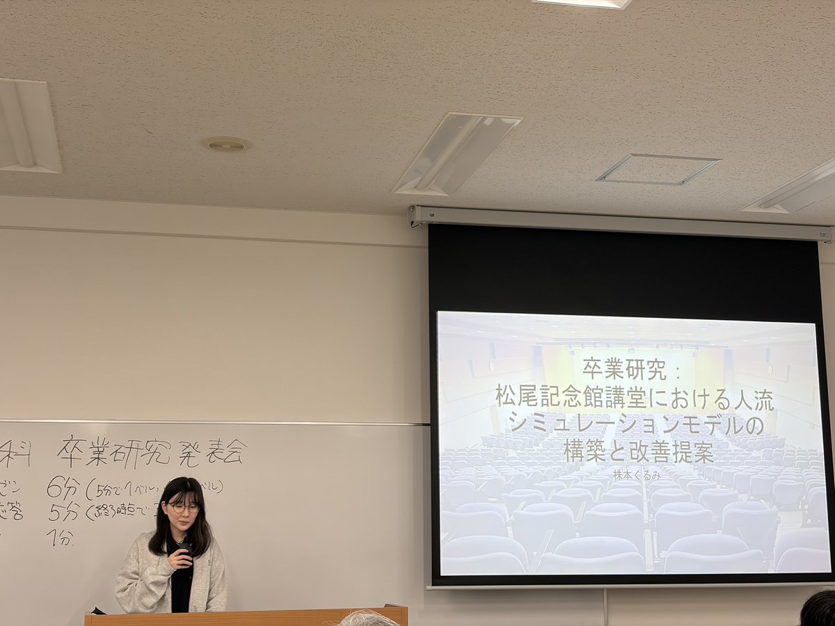 卒業研究企画発表会2週目の発表